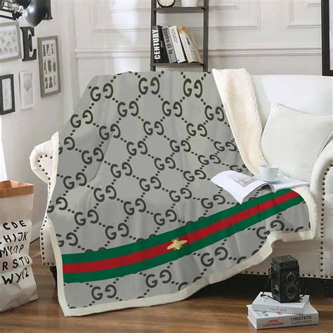 gucci fleece blanket